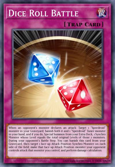 Dice Roll Battle Rare HSRD-EN014 High-Speed Riders Yugioh card