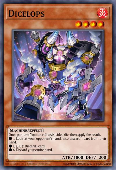 Dicelops Common MP17-EN025 2017 Mega-Tin Mega Pack Yugioh card