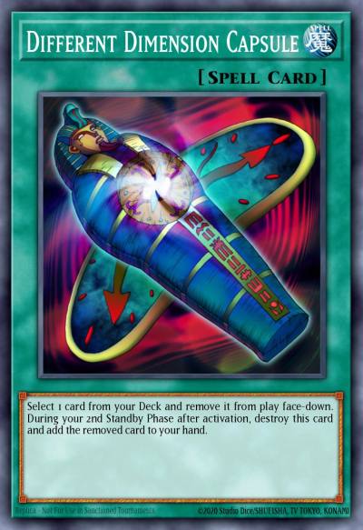 Different Dimension Capsule Common DR1-EN031 Dark Revelation Volume 1 Yugioh card