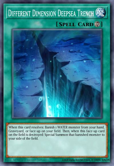 Different Dimension Deepsea Trench Common ABYR-EN052 Abyss Rising Yugioh card