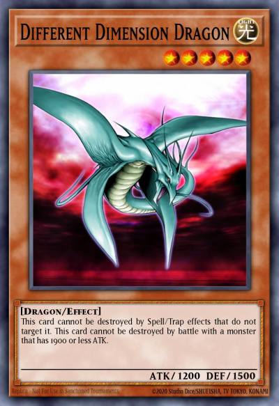Different Dimension Dragon Super Rare DCR-015 Dark Crisis Yugioh card