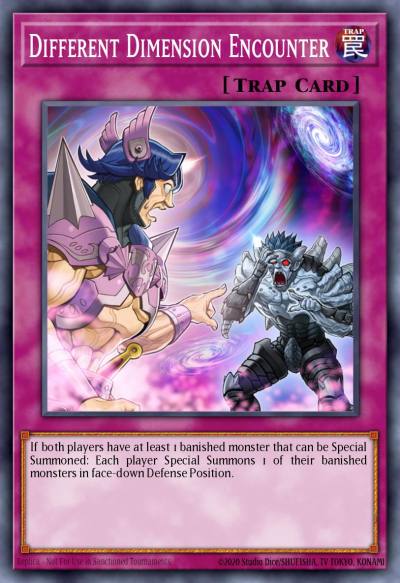 Different Dimension Encounter Common SGX3-ENF18 Speed Duel GX Duelists of Shadows Yugioh card
