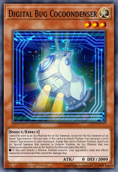 Digital Bug Cocoondenser Common MP17-EN016 2017 Mega-Tin Mega Pack Yugioh card
