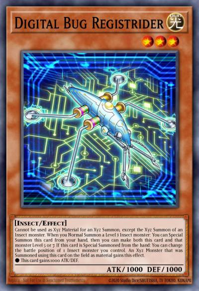 Digital Bug Registrider Common BLVO-EN023 Blazing Vortex Yugioh card