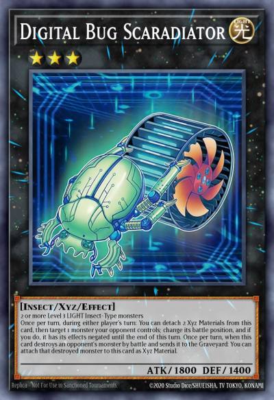 Digital Bug Scaradiator Common MP17-EN027 2017 Mega-Tin Mega Pack Yugioh card