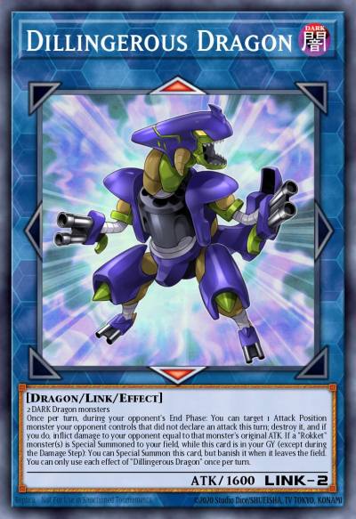Dillingerous Dragon Common DANE-EN041 Dark Neostorm Yugioh card