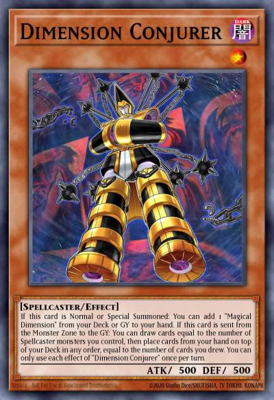 Dimension Conjurer Common BACH-EN002 Battle of Chaos Yugioh card