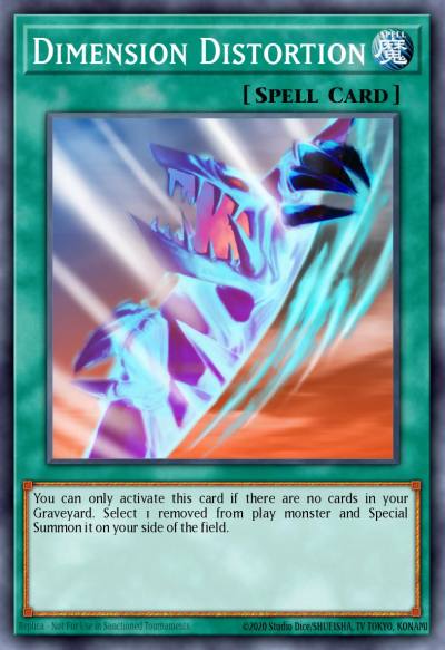 Dimension Distortion Common DR2-EN044 Dark Revelation Volume 2 Yugioh card