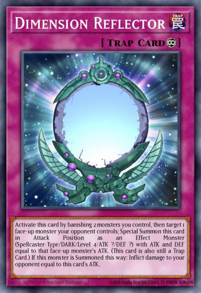 Dimension Reflector Ultra Rare MVP1-EN021 Yu-Gi-Oh! The Dark Side of Dimensions Movie Pack Yugioh card