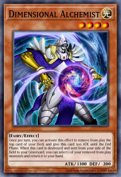 Dimensional Alchemist Gold Rare GLD3-EN015 Gold Series 3 Yugioh card