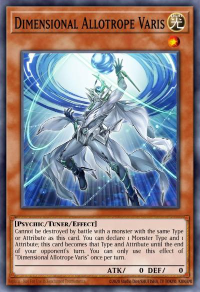 Dimensional Allotrope Varis Super Rare PHHY-EN028 Photon Hypernova Yugioh card