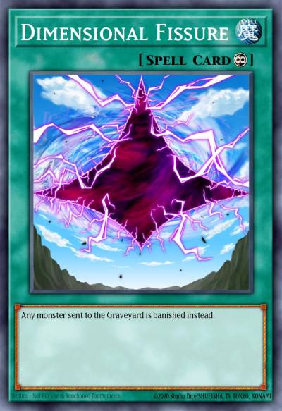 Dimensional Fissure Ultra Rare BLMR-EN088 Battles of Legend Monstrous Revenge Yugioh card