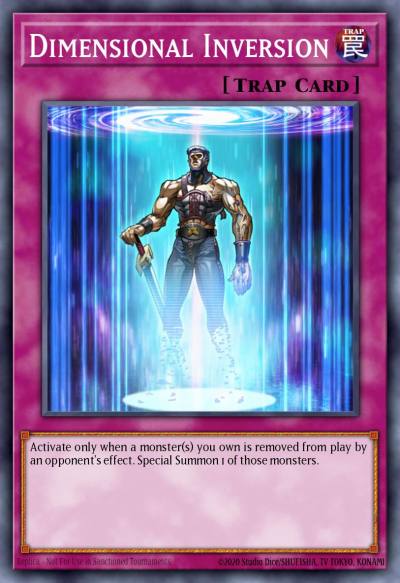 Dimensional Inversion Common CP07-EN018 Champion Pack Game Seven Yugioh card