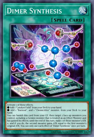 Dimer Synthesis Common DAMA-EN064 Dawn of Majesty Yugioh card