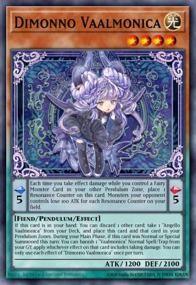 Dimonno Vaalmonica Collector's Rare VASM-EN032 Valiant Smashers Yugioh card