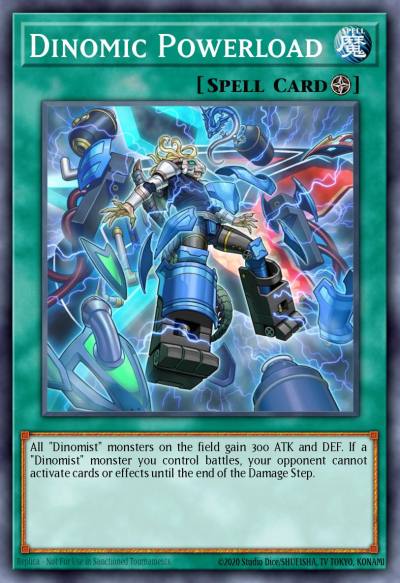 Dinomic Powerload Common MP16-EN217 2016 Mega-Tin Mega Pack Yugioh card