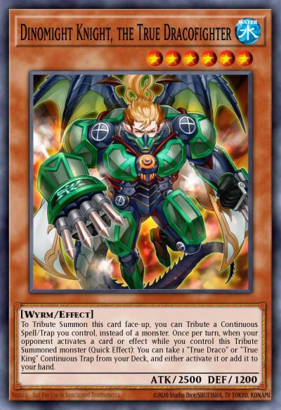 Dinomight Knight the True Dracofighter Secret Rare BLMM-EN126 Battles of Legend Monster Mayhem Yugioh card