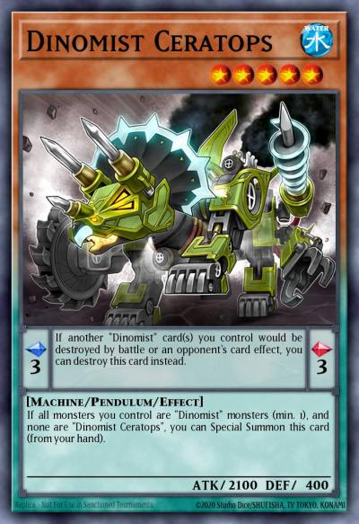 Dinomist Ceratops Common MP16-EN197 2016 Mega-Tin Mega Pack Yugioh card