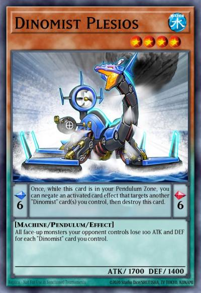 Dinomist Plesios Common MP16-EN194 2016 Mega-Tin Mega Pack Yugioh card