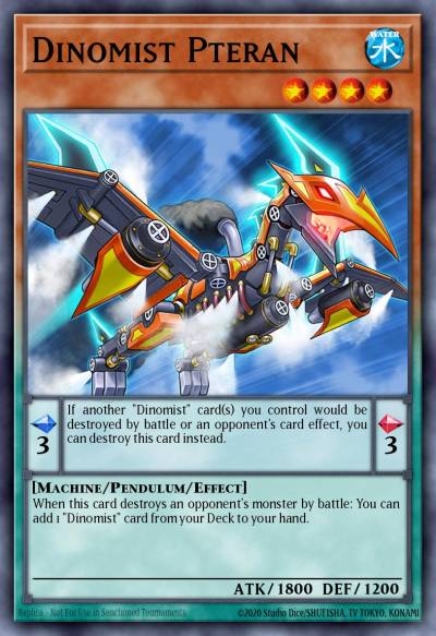 Dinomist Pteran Rare MP16-EN195 2016 Mega-Tin Mega Pack Yugioh card