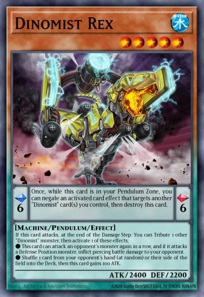 Dinomist Rex Super Rare MP16-EN198 2016 Mega-Tin Mega Pack Yugioh card