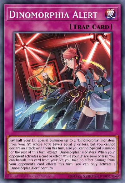 Dinomorphia Alert Common MP23-EN038 25th Anniversary Tin Dueling Heroes Mega Pack Yugioh card