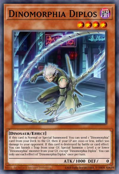 Dinomorphia Diplos Super Rare MP23-EN010 25th Anniversary Tin Dueling Heroes Mega Pack Yugioh card