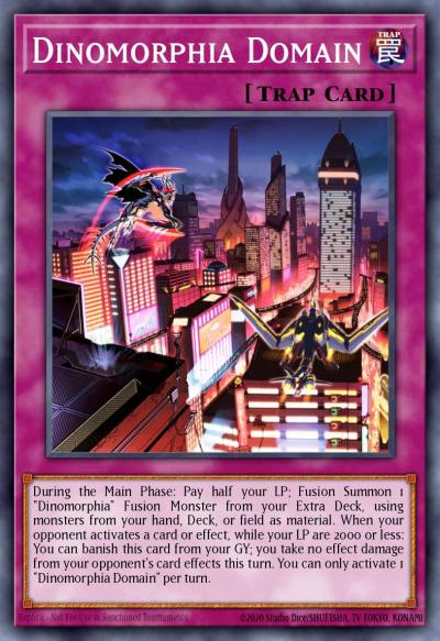 Dinomorphia Domain Ultra Rare MP23-EN037 25th Anniversary Tin Dueling Heroes Mega Pack Yugioh card