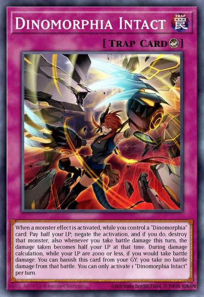 Dinomorphia Intact Ultra Rare MP24-EN200 25th Anniversary Tin Dueling Mirrors Yugioh card