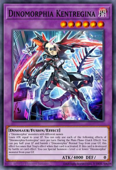Dinomorphia Kentregina Super Rare MP23-EN020 25th Anniversary Tin Dueling Heroes Mega Pack Yugioh card