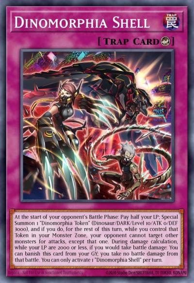 Dinomorphia Shell Common MP23-EN040 25th Anniversary Tin Dueling Heroes Mega Pack Yugioh card
