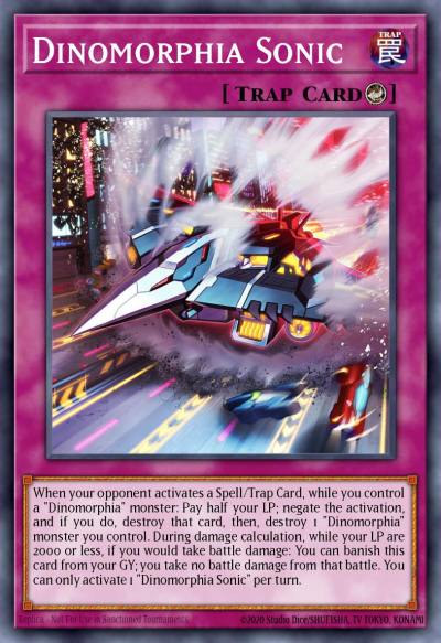 Dinomorphia Sonic Common MP23-EN041 25th Anniversary Tin Dueling Heroes Mega Pack Yugioh card