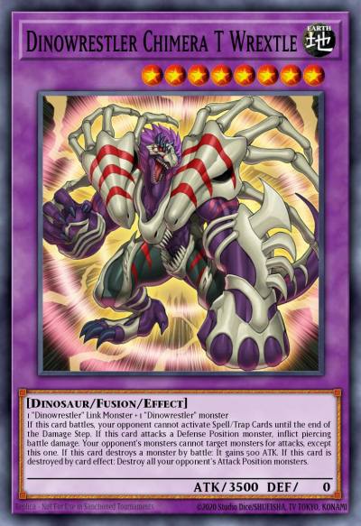 Dinowrestler Chimera T Wrextle Common MP20-EN063 2020 Tin of Lost Memories Mega Pack Yugioh card