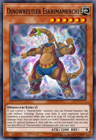 Dinowrestler Eskrimamenchi Common MP20-EN052 2020 Tin of Lost Memories Mega Pack Yugioh card