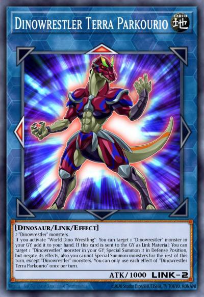 Dinowrestler Terra Parkourio Common MP20-EN069 2020 Tin of Lost Memories Mega Pack Yugioh card