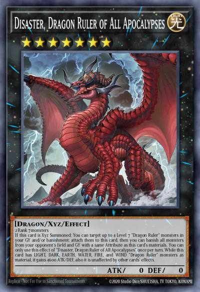 Disaster Dragon Ruler of All Apocalypses Quarter Century Secret Rare ALIN-EN049 Alliance Insight Yugioh card
