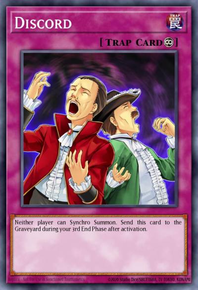 Discord Super Rare ANPR-EN068 Ancient Prophecy Yugioh card