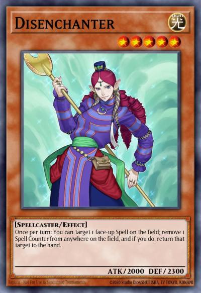 Disenchanter Common SDSC-EN002 Spellcasters Command Structure Deck Yugioh card