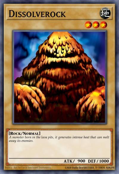 Dissolverock Common LOB-031 Legend of Blue Eyes White Dragon Yugioh card