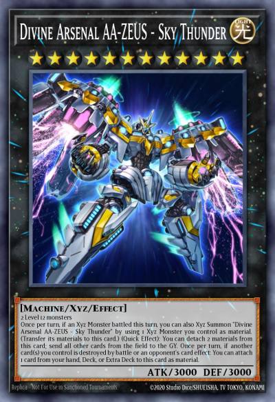 Divine Arsenal AA-ZEUS - Sky Thunder Ultra Rare STAX-EN044 2-Player Starter Set Yugioh card
