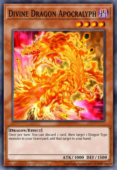 Divine Dragon Apocralyph Common ORCS-EN036 Order of Chaos Yugioh card