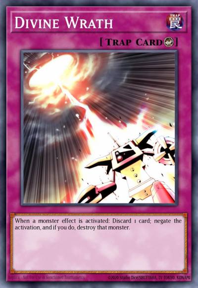 Divine Wrath Rare BP01-EN054 Battle Pack Epic Dawn Yugioh card