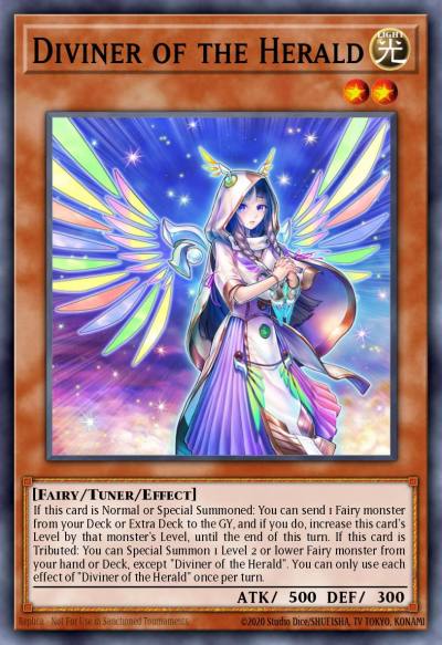 Diviner of the Herald Prismatic Secret Rare MP22-EN056 2022 Tin of the Pharaohs Gods Yugioh card