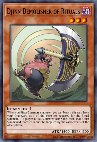 Djinn Demolisher of Rituals Common MP15-EN090 2015 Mega-Tin Mega Pack Yugioh card