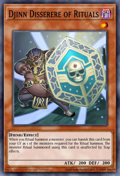 Djinn Disserere of Rituals Secret Rare ABPF-EN087 Absolute Powerforce Yugioh card