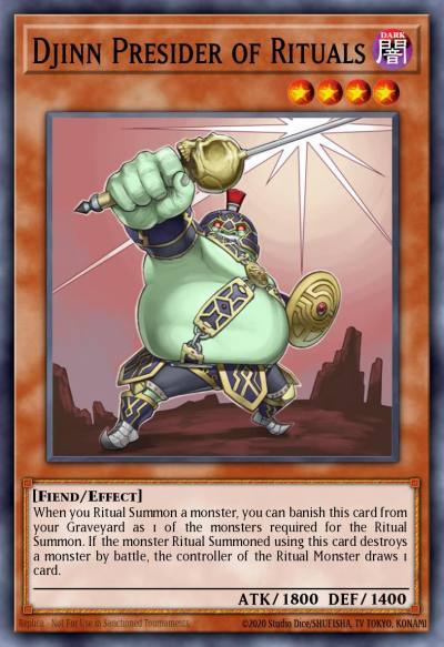 Djinn Presider of Rituals Rare SOVR-EN038 Stardust Overdrive Yugioh card