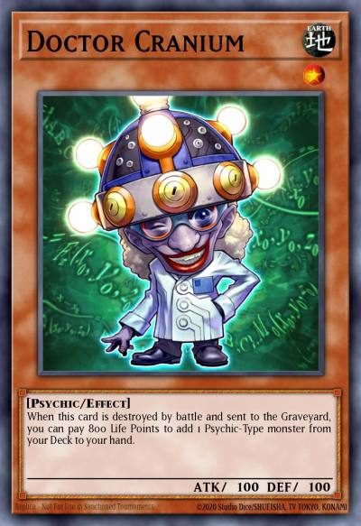 Doctor Cranium Common TDGS-EN017 The Duelist Genesis Yugioh card