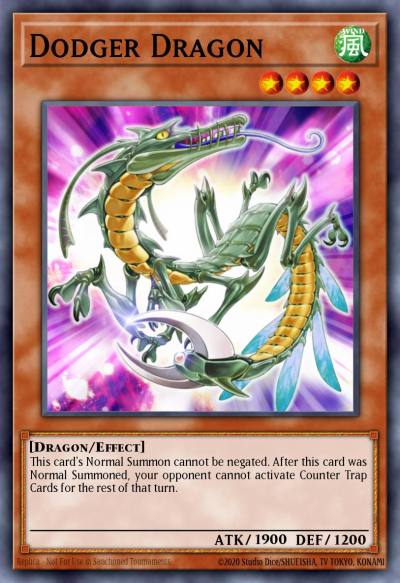 Dodger Dragon Rare BP03-EN085 Battle Pack 3 Monster League Yugioh card