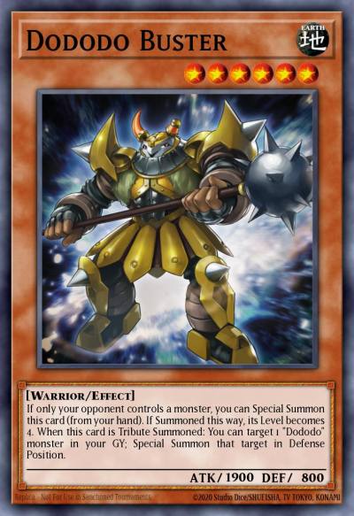 Dododo Buster Common MP14-EN245 2014 Mega-Tin Mega Pack Yugioh card