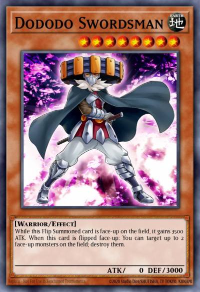 Dododo Swordsman Common SECE-EN092 Secrets of Eternity Yugioh card